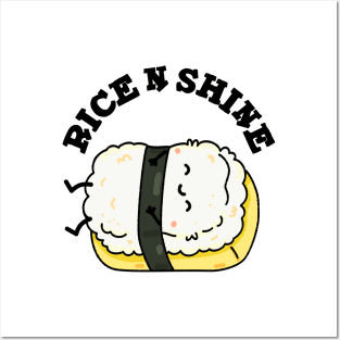 Rise And Shine Cute Sushi Pun Posters and Art